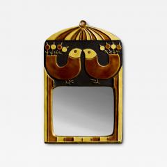Mithe Espelt Mithe Espelt Cage Mirror in Beige and Brown Shades - 4713945