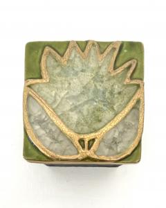 Mithe Espelt Mithe Espelt Mithe Espelt Ceramic Jewelry Box France c 1968 - 4529593