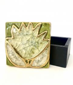 Mithe Espelt Mithe Espelt Mithe Espelt Ceramic Jewelry Box France c 1968 - 4529594