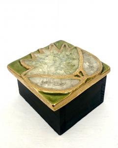 Mithe Espelt Mithe Espelt Mithe Espelt Ceramic Jewelry Box France c 1968 - 4529596