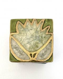 Mithe Espelt Mithe Espelt Mithe Espelt Ceramic Jewelry Box France c 1968 - 4529599