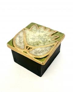 Mithe Espelt Mithe Espelt Mithe Espelt Ceramic Jewelry Box France c 1968 - 4532172