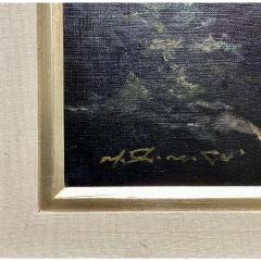 Mitsuzo Shimizu Mitsuzo Shimizu Nocturne Landscape Oil Painting - 3781104