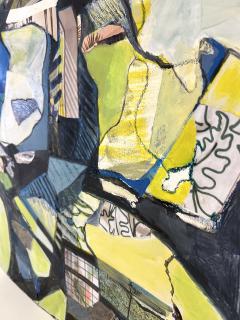 Mixed Media Collage on Paper by Susan E Wolfe - 4203417