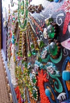 Mixed Media Mosaic Framed Wall Art - 446270