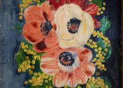 Mo se Kisling Bouquet of flowers with mimosas - 4381530