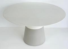 Mobital Maldives Dining Table Solid Composit Surface Top Concrete Polymer Base - 4432348