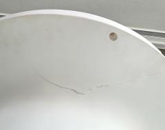 Mobital Maldives Dining Table Solid Composit Surface Top Concrete Polymer Base - 4432355