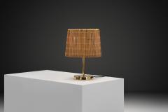 Model 4010 Brass Table Lamp for PSO Finland Mid 20th Century - 4717779