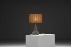 Model Inka Glazed Table Lamp with Relief Patterns Denmark 1970s - 4604252