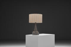 Model Inka Glazed Table Lamp with Relief Patterns Denmark 1970s - 4604303