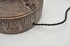 Model Inka Glazed Table Lamp with Relief Patterns Denmark 1970s - 4611049