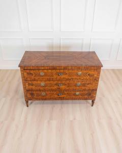 Modenese 18th century Louis XVI walnut chest of drawers with various woods and i - 4611818