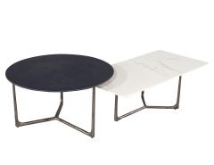 Modern 2 PC Porcelain Cocktail Table Set - 3515634