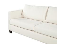 Modern 2 Seater Sofa in Cream Textured Fabric - 4220094