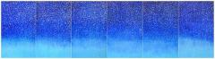 Modern Abstract Mixed Media on Canvas Words Hexalogy  - 4604889