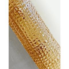 Modern Amber Cocodrile Murano Glass Wall Sconce - 4302979