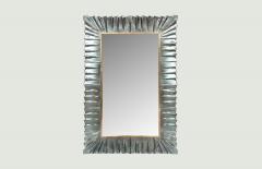 Modern Aqua Green Murano Glass Mirror - 433097