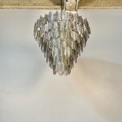 Modern Art Deco Style Chandelier Pendant Brass and Smoked Glass by Eicholtz - 3341967