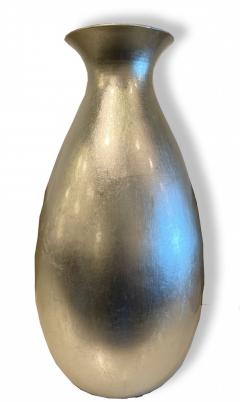 Modern Baum Ceramic Silver Leaf Vase - 4197090