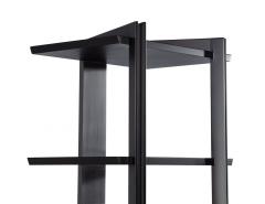 Modern Black Bookcase Shelving Cabinet - 3483147