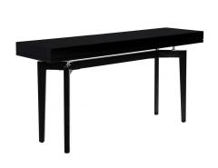 Modern Black Lacquered Console Table - 3586315