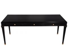 Modern Black Lacquered Writing Desk - 3514845