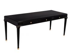 Modern Black Lacquered Writing Desk - 3514847
