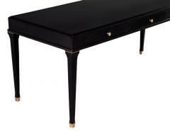 Modern Black Lacquered Writing Desk - 3514849