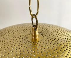 Modern Boho Chic Style Oval Brass Pendant or Lantern - 3037400