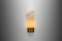 Modern Brass and Acrylic Shade Wall Lamp Europe 1950s - 4072564