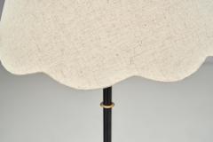 Modern Brass and Lacquered Metal Floor Lamp Europe 1950s - 4398979