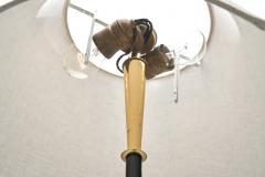 Modern Brass and Lacquered Metal Floor Lamp Europe 1950s - 4398981