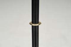 Modern Brass and Lacquered Metal Floor Lamp Europe 1950s - 4400916