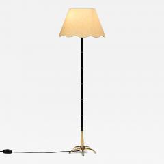 Modern Brass and Lacquered Metal Floor Lamp Europe 1950s - 4401028