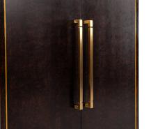 Modern Cabinet with Inlay Brass Metal - 3389851
