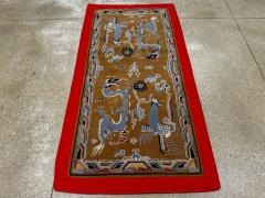 Modern Chinese Dragon Art Deco Pictorial Rug - 4780750