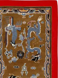 Modern Chinese Dragon Art Deco Pictorial Rug - 4780751