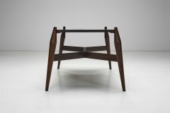 Modern Coffee Table in Black Formica and Wood Europe ca 1950s - 4240273