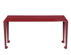 Modern Console Table in Ruby Lacquer Finish - 3482659