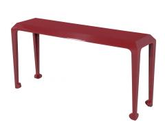 Modern Console Table in Ruby Lacquer Finish - 3482661