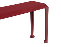 Modern Console Table in Ruby Lacquer Finish - 3482664