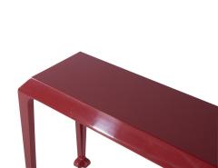 Modern Console Table in Ruby Lacquer Finish - 3482665