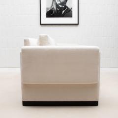 Modern Cream Velvet Sofa by MOGUL IN STOCK - 4208030