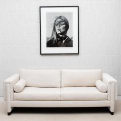 Modern Cream Velvet Sofa by MOGUL IN STOCK - 4208116