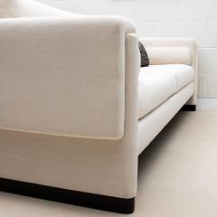 Modern Cream Velvet Sofa by MOGUL IN STOCK - 4208155
