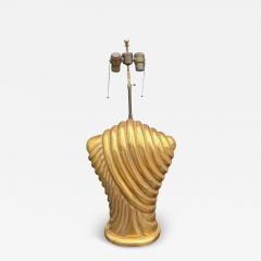 Modern Designer Giltwood Torso Yellow Gold Table Lamp 1 of 2 - 4062490