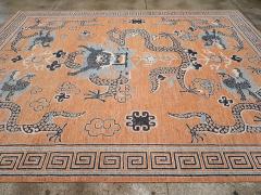 Modern East Turkestan Dragon Khotan Pictorial Room Size Carpet - 4780760