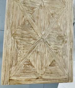 Modern Farmhouse Dining Kitchen Conference Table Ceruse Oak Finish - 2976932