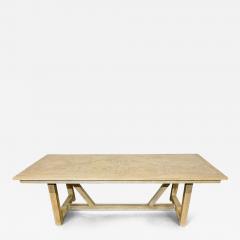 Modern Farmhouse Dining Kitchen Conference Table Ceruse Oak Finish - 2988358